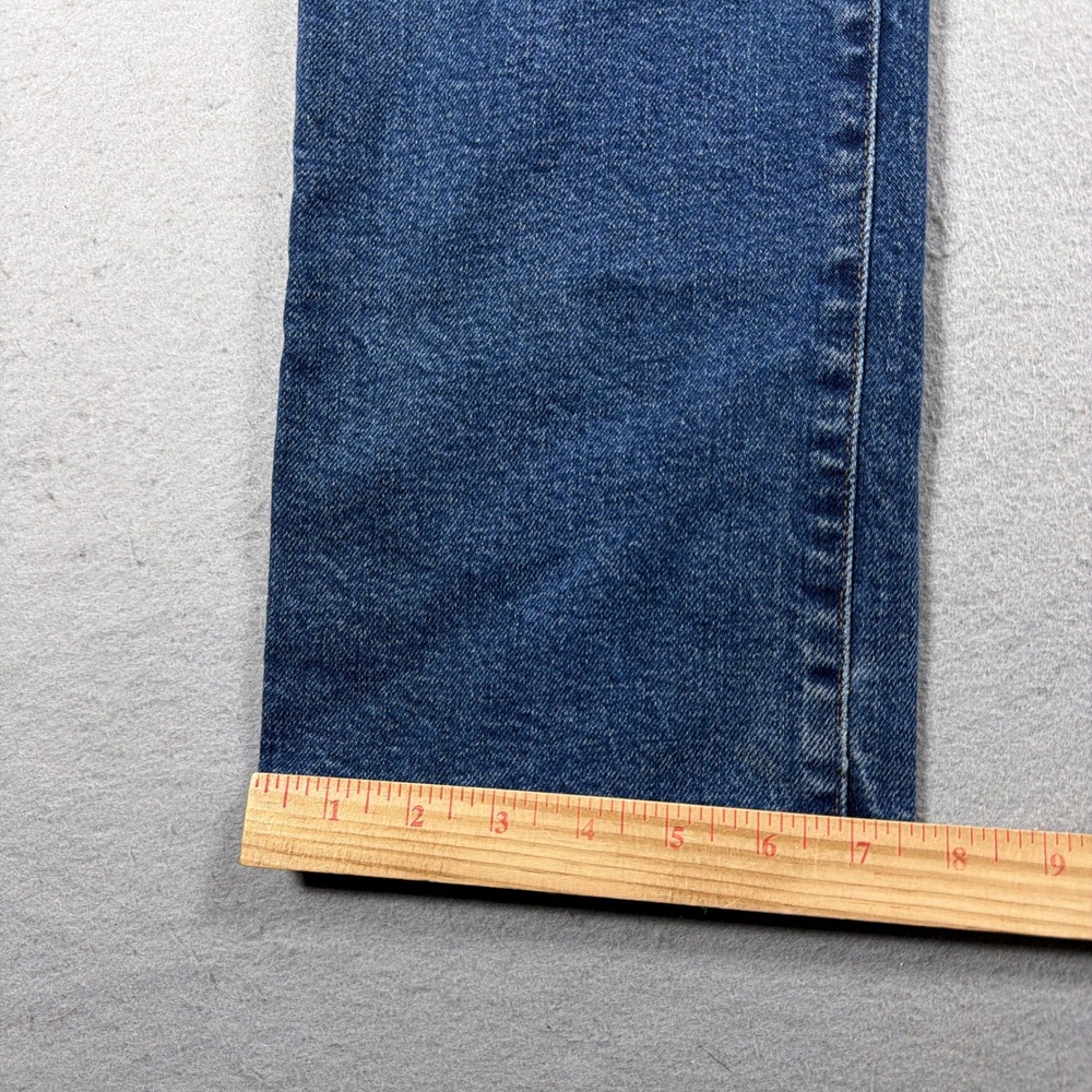 Madewell Slim Demi Boot Women 28 High Rise Stretch Blue Denim Jeans Minimalist - Picture 4 of 11